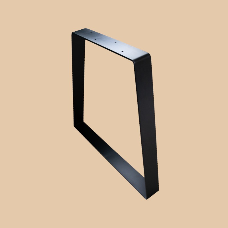 Pied de Table Trapeze - Piètement métal industriel - Loftboutik